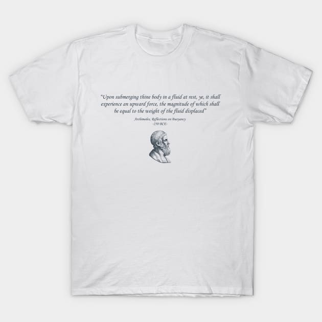 Satirical Archimedes - Light T-Shirt by TenkenNoKaiten